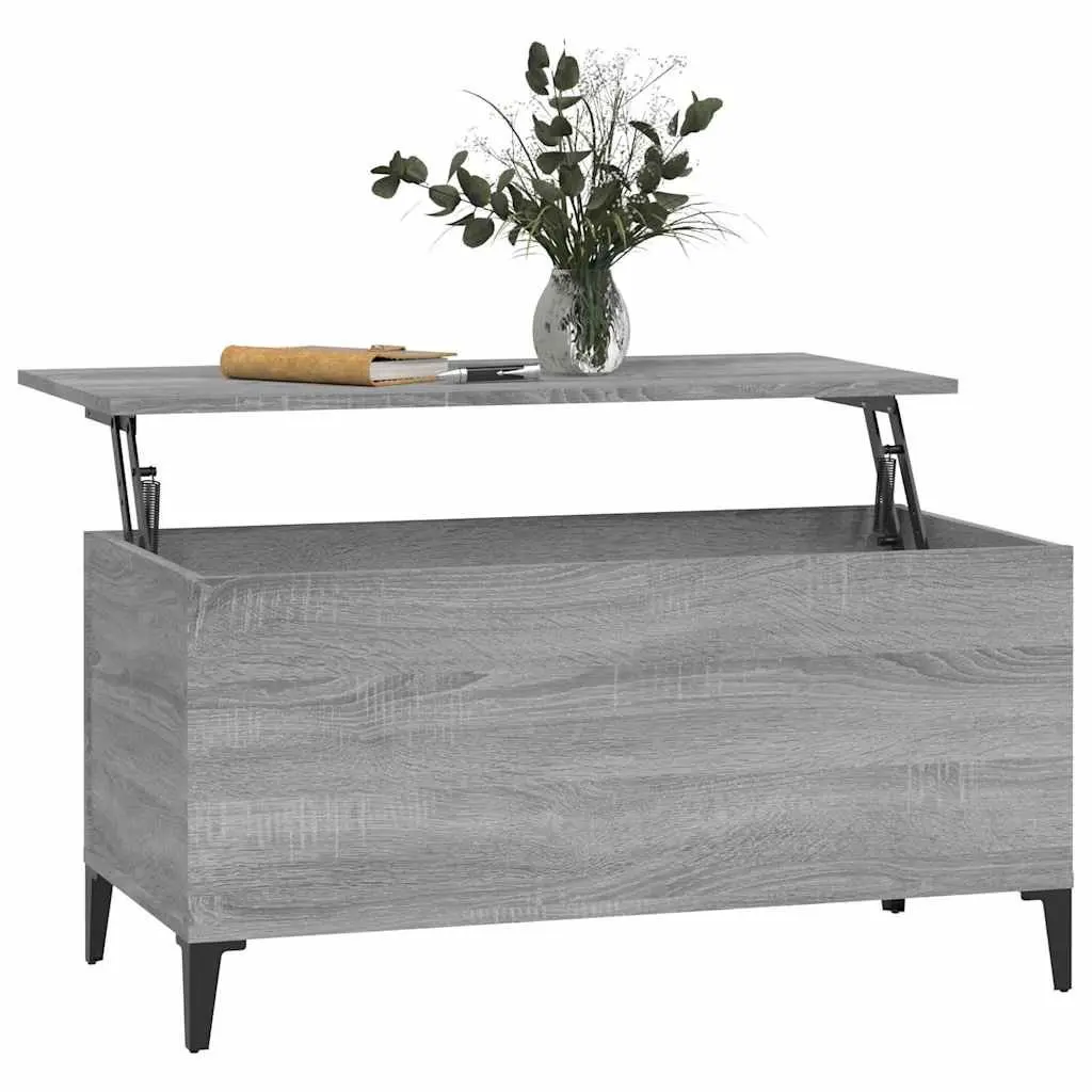 Grey Sonoma Lift-Top Coffee Table with Storage
