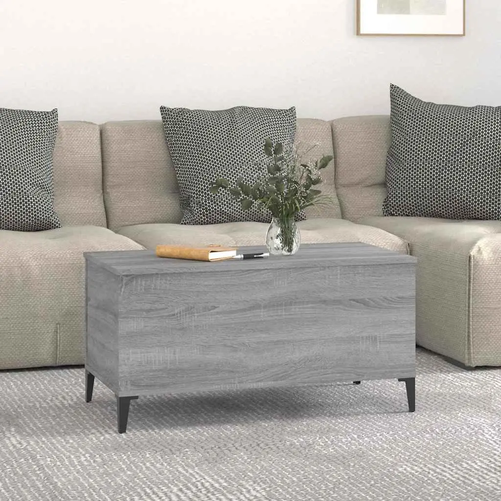 Grey Sonoma Lift-Top Coffee Table with Storage