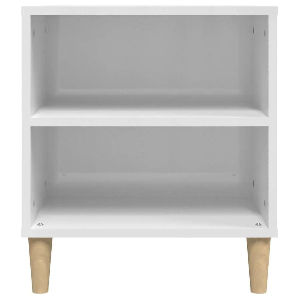 TV Cabinet White High Gloss Modern Storage Unit 102cm Engineered Wood