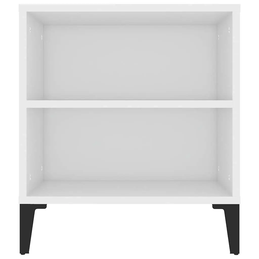 TV Cabinet White 102x44.5x50 cm Engineered Wood Modern Storage Unit with Open Compartments and Drawers
