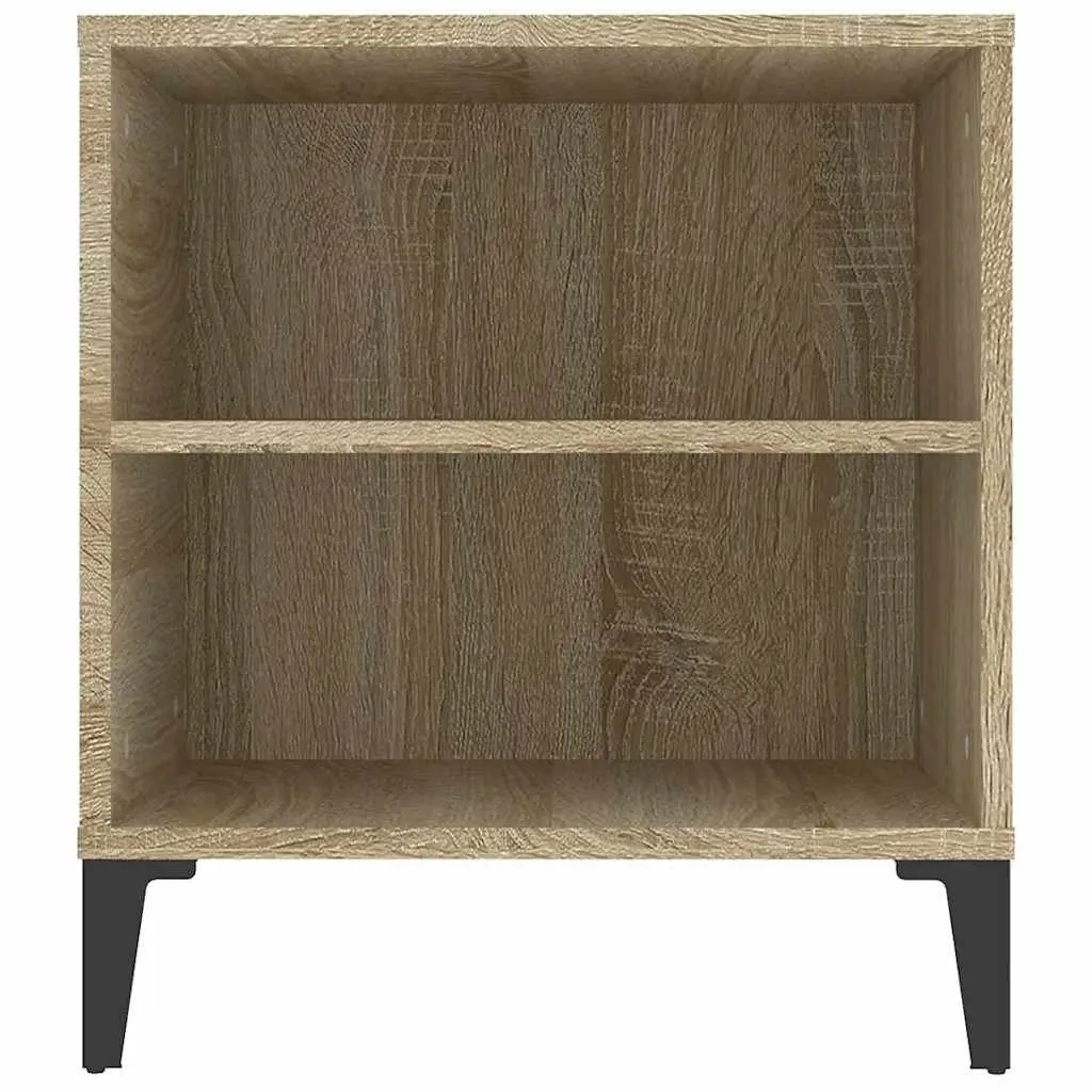 TV Cabinet Industrial Style Brown Sonoma Oak Engineered Wood Storage Unit with Drawers