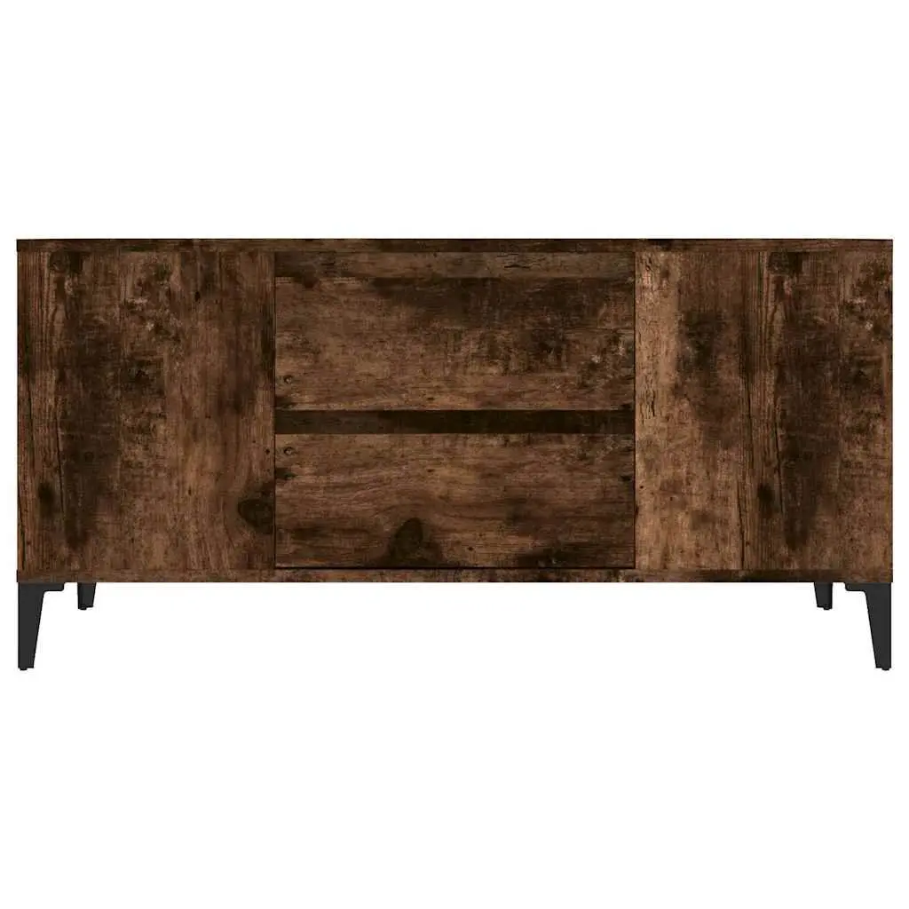 Brown Engineered Wood TV Cabinet for Living Spaces