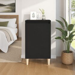 Stylish Black Bedside Cabinet for Cozy Bedrooms