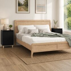 Elegant Black Bedside Cabinets – 2 Piece Set