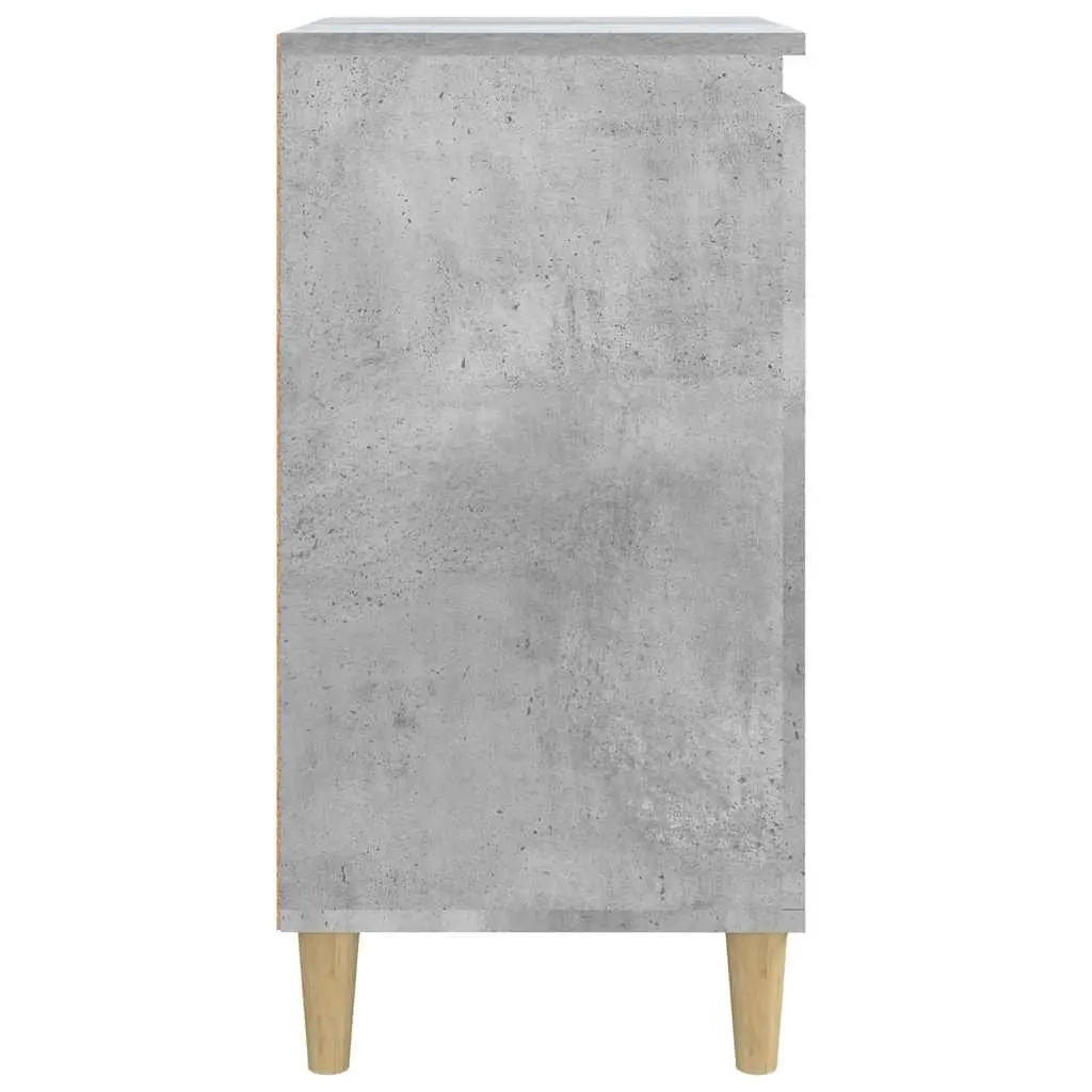 Grey Bedside Cabinets Set of 2, 40x35x70 cm