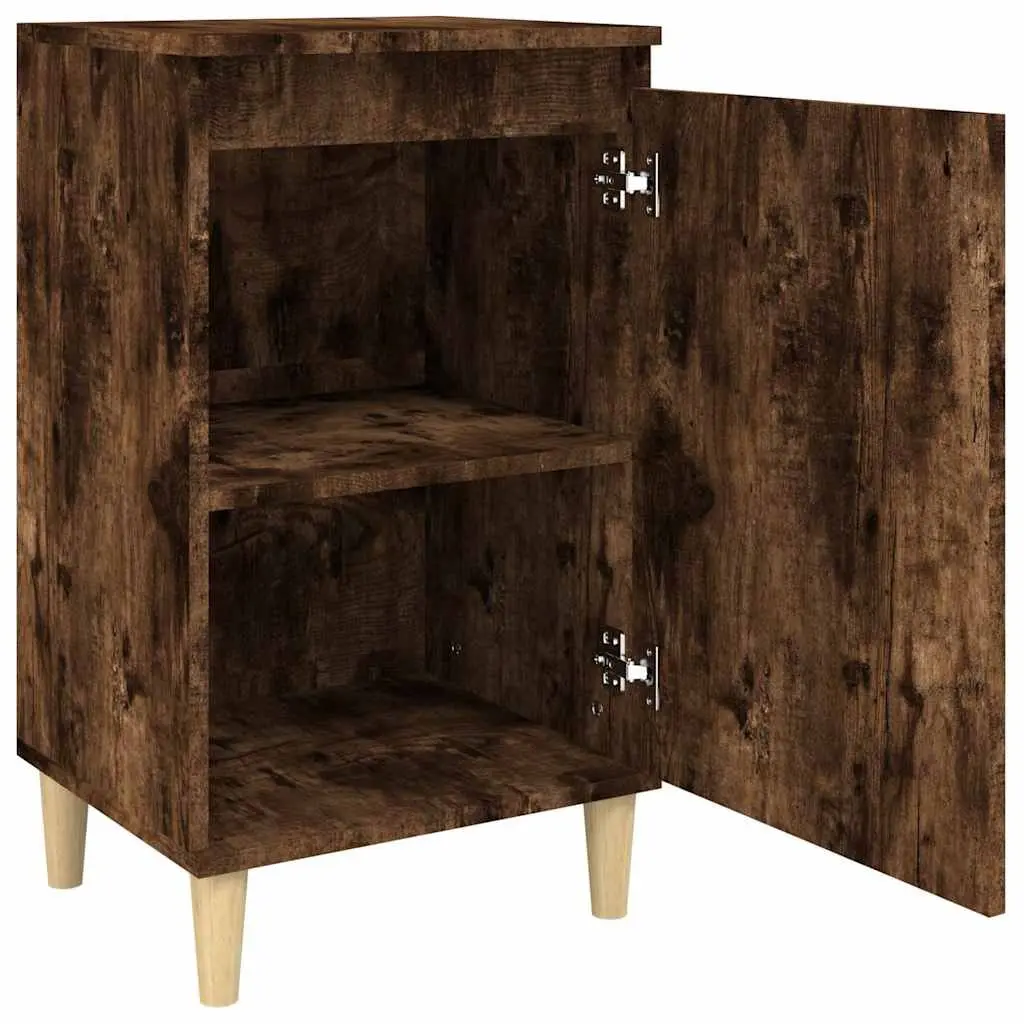 Bedside Cabinets Brown Engineered Wood 40x35x70cm 2 pcs