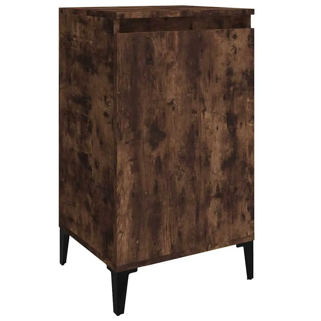 Bedside Cabinets Smoked Oak 40x35x70 cm Engineered Wood 2 pcs
