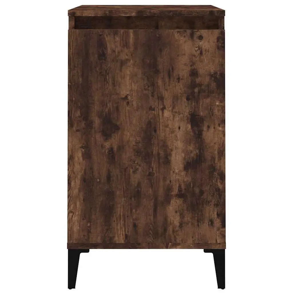Bedside Cabinets Smoked Oak 40x35x70 cm Engineered Wood 2 pcs