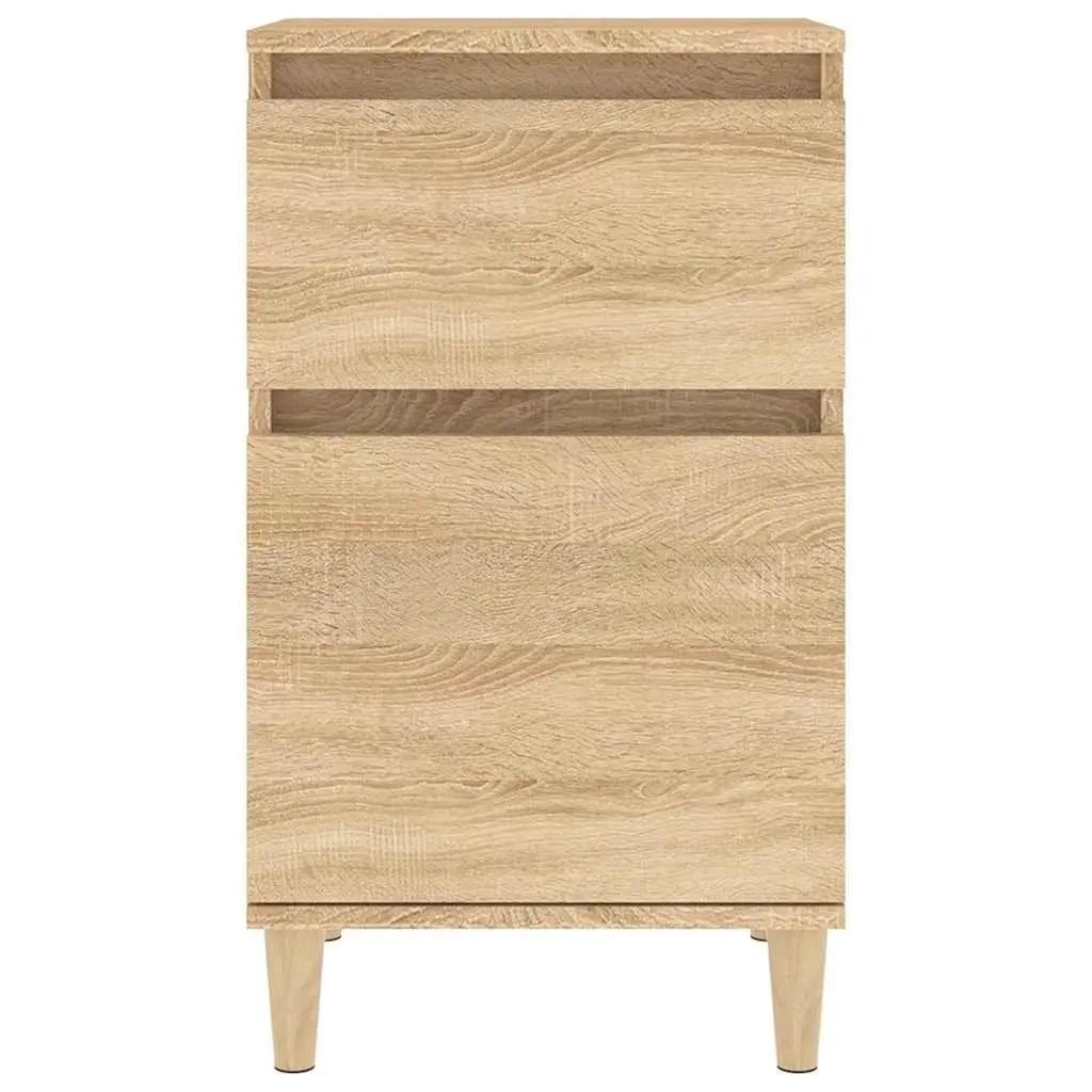 Bedside Cabinet 40x35x70cm Brown Nightstand Storage Organiser Bedroom Furniture