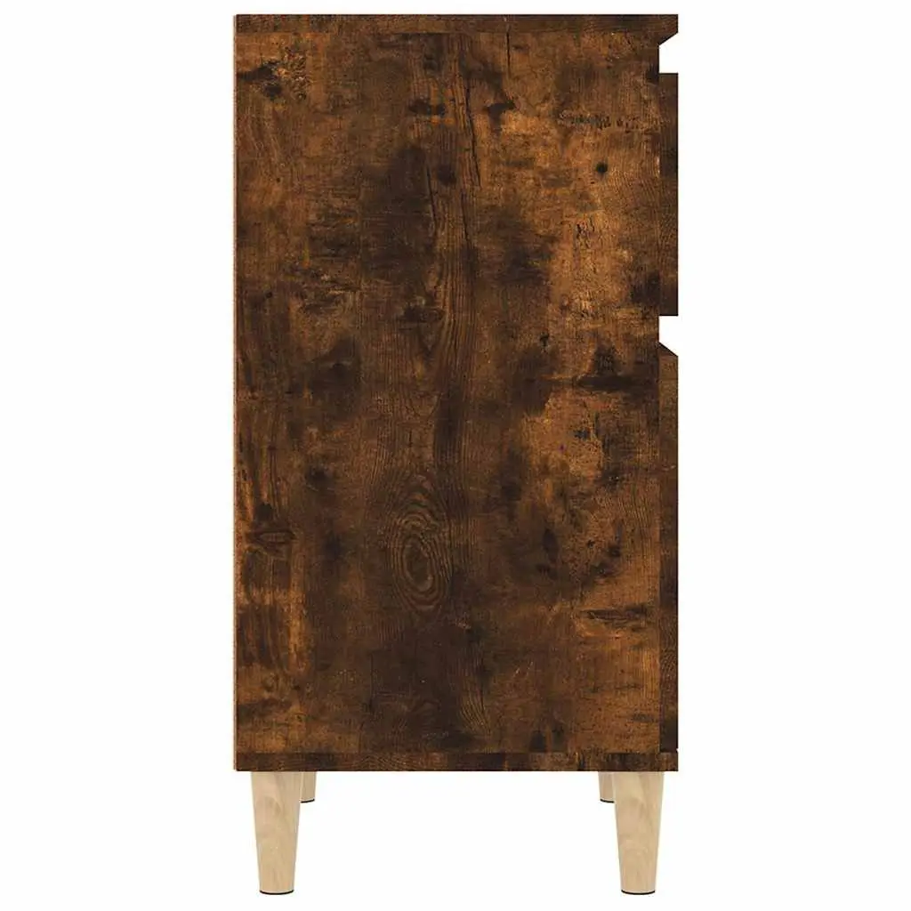 Bedside Cabinet Brown 40x35x70 cm Engineered Wood Nightstand Storage Table