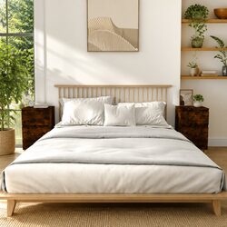 Warm Brown Bedside Cabinets 2 pcs for Stylish Storage