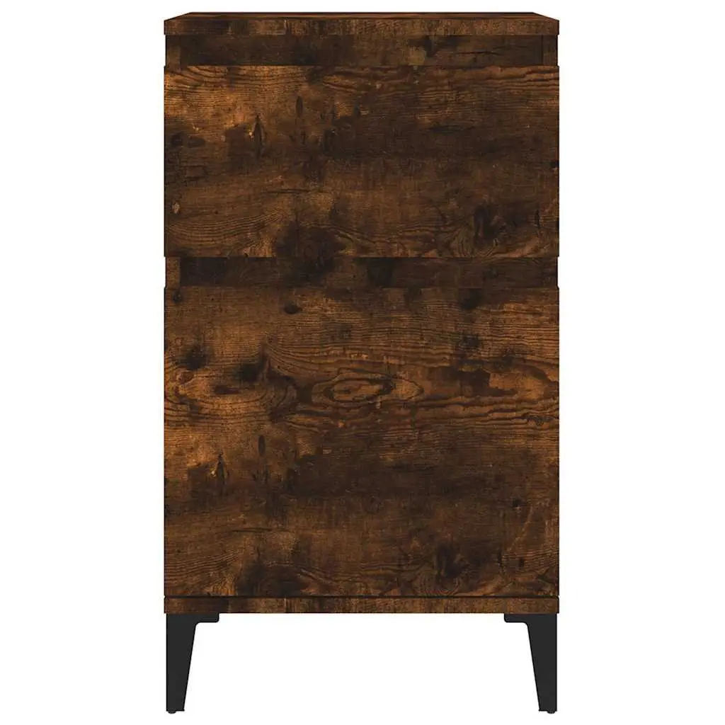 Bedside Cabinets 2 pcs Brown Nightstand Storage Bedroom Furniture 40x35x70 cm