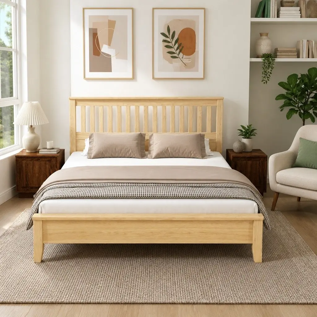 Bedside Cabinets Modern Brown Oak 44x35x45 cm Engineered Wood 2 Piece