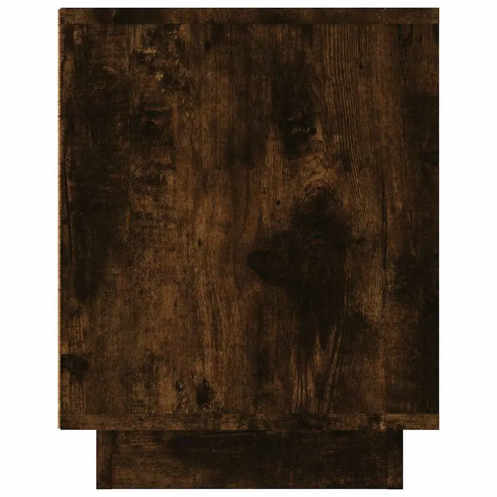 TV Cabinet Smoked Oak Brown 80x35x45cm Engineered Wood Living Room Media Storage Unit