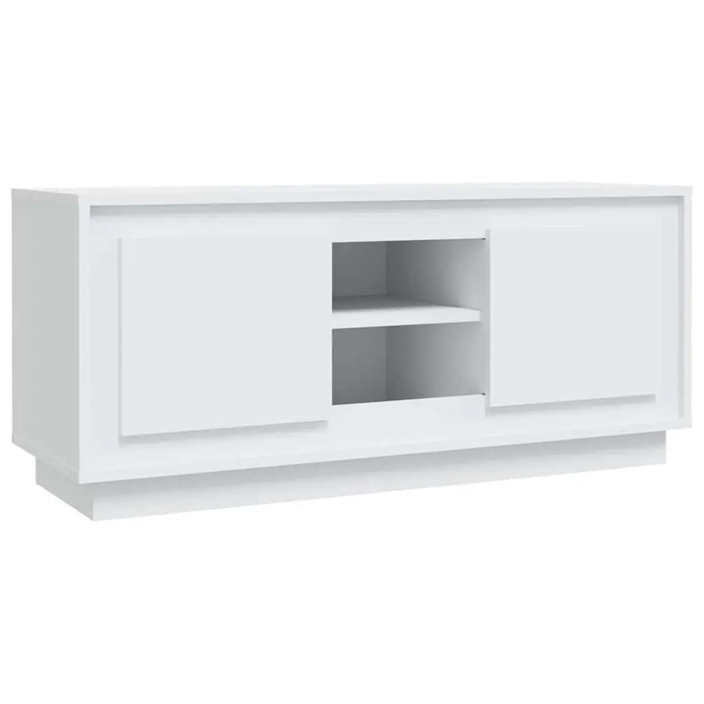 White TV Cabinet for Living Room Organization
