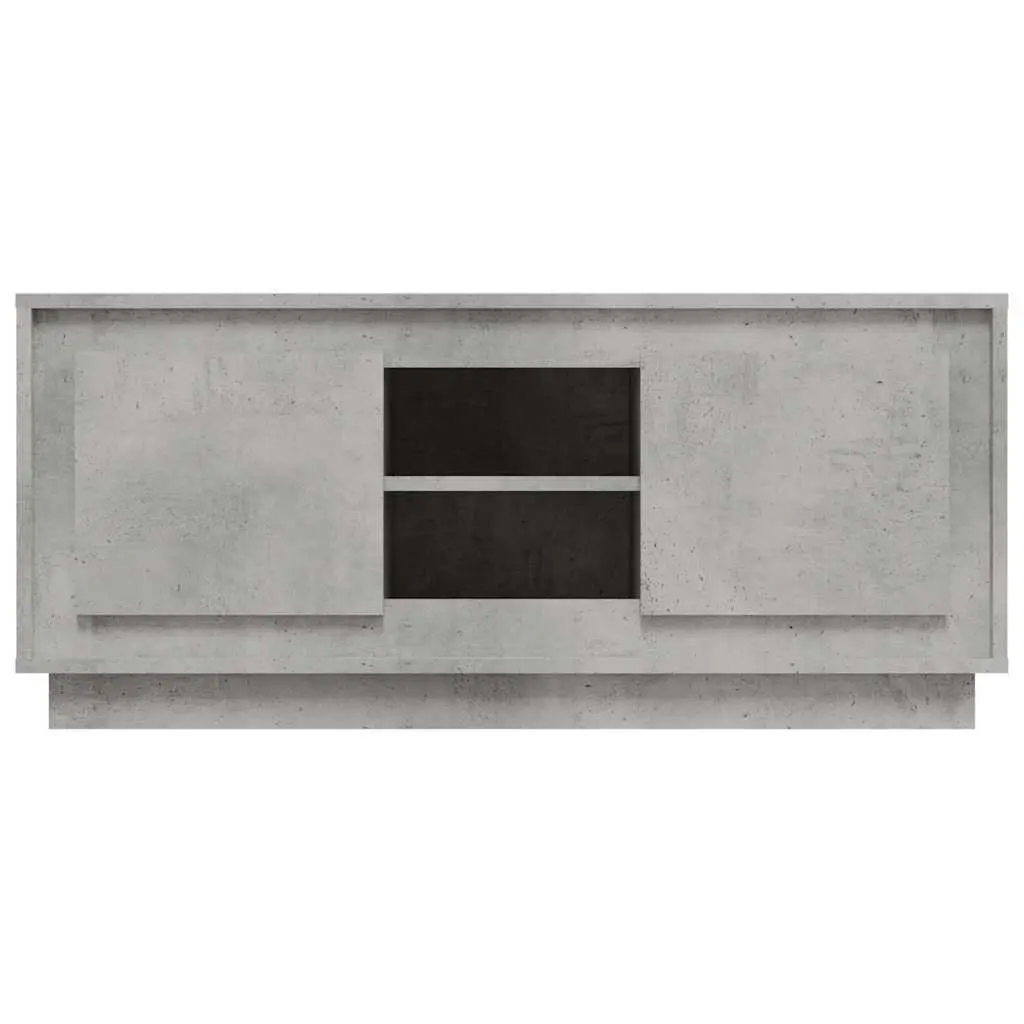 TV Cabinet Grey 102x35x45 cm Engineered Wood Storage Unit