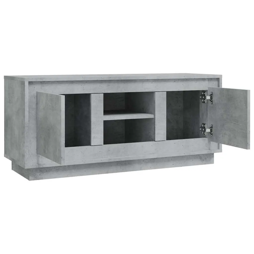 TV Cabinet Grey 102x35x45 cm Engineered Wood Storage Unit