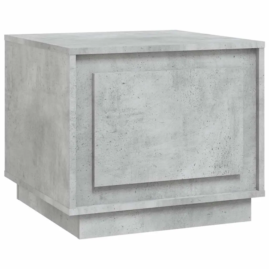 Engineered Wood Coffee Table Grey Storage Cabinet 51x50x44cm