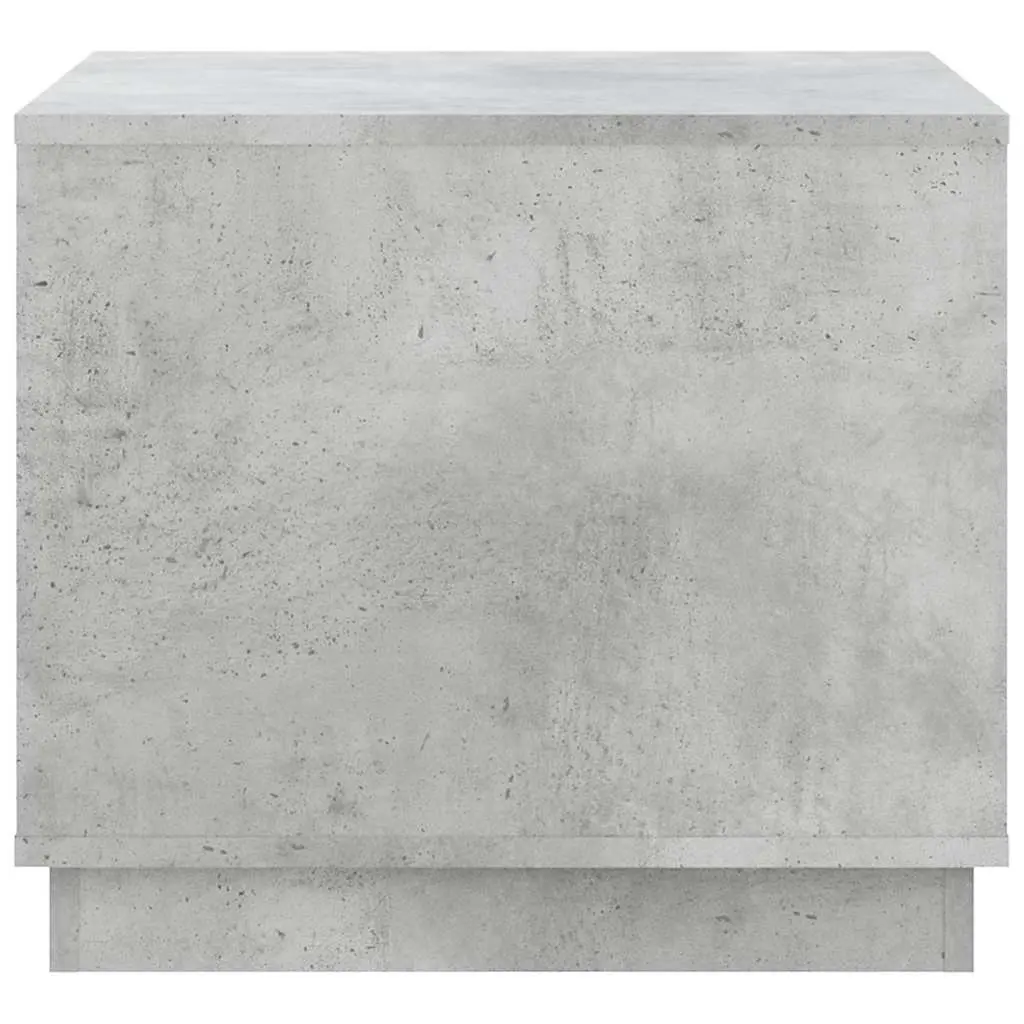 Engineered Wood Coffee Table Grey Storage Cabinet 51x50x44cm