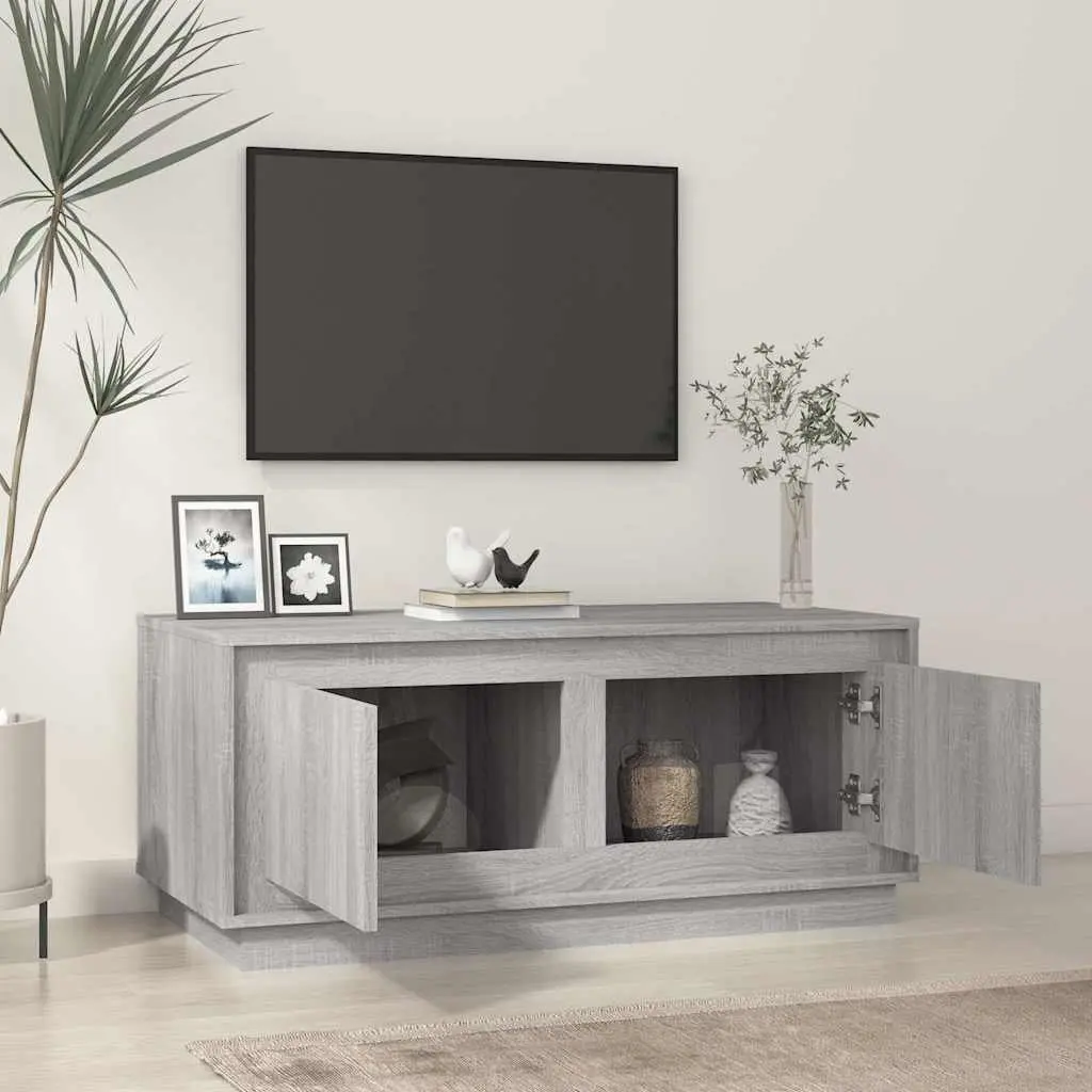Grey Sonoma Coffee Table with Storage Compartments