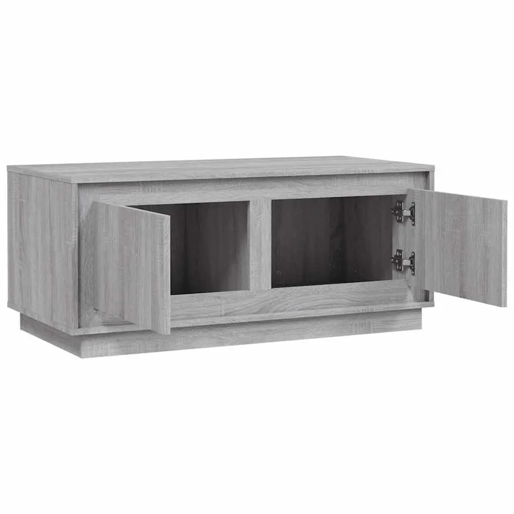 Grey Sonoma Coffee Table with Storage Compartments
