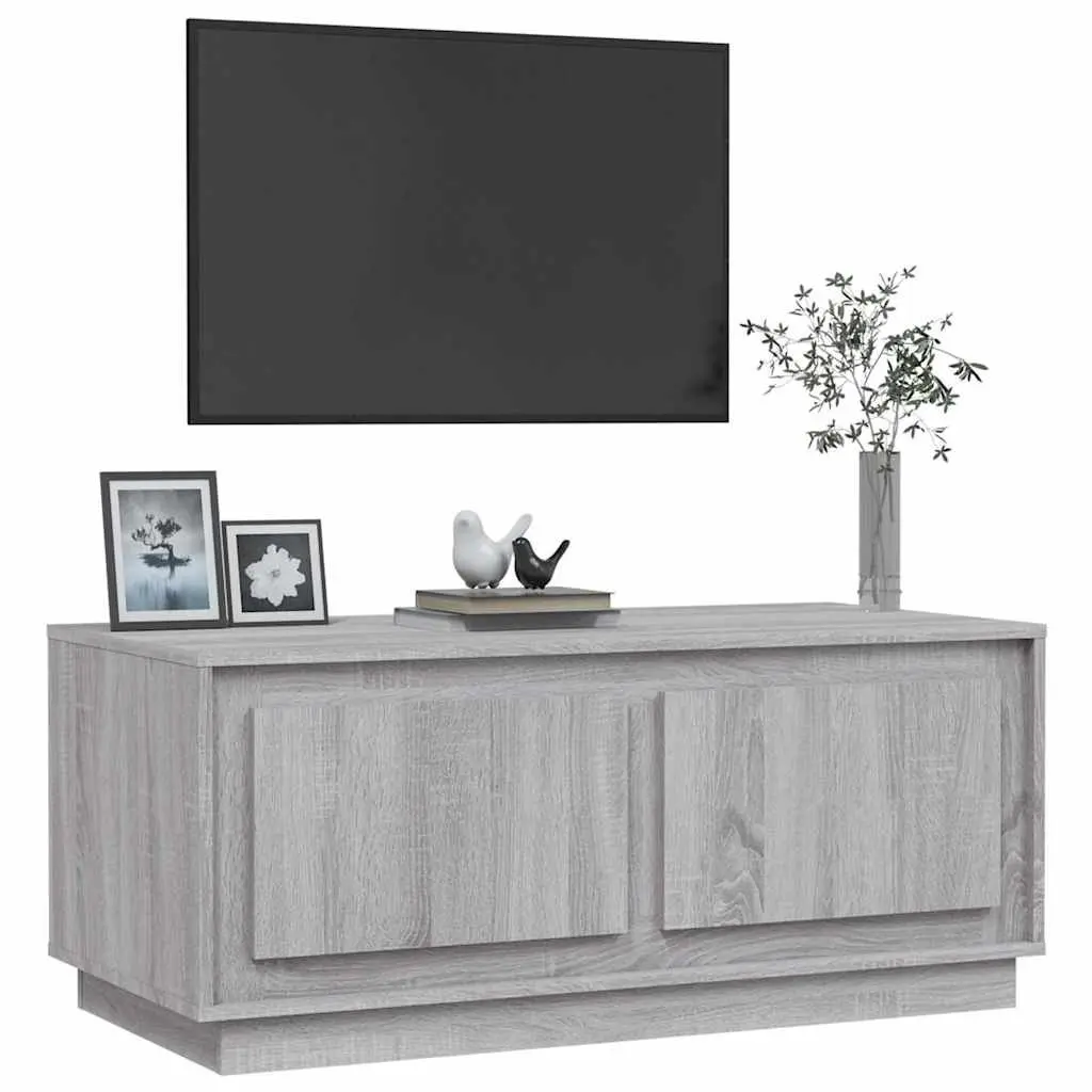 Grey Sonoma Coffee Table with Storage Compartments
