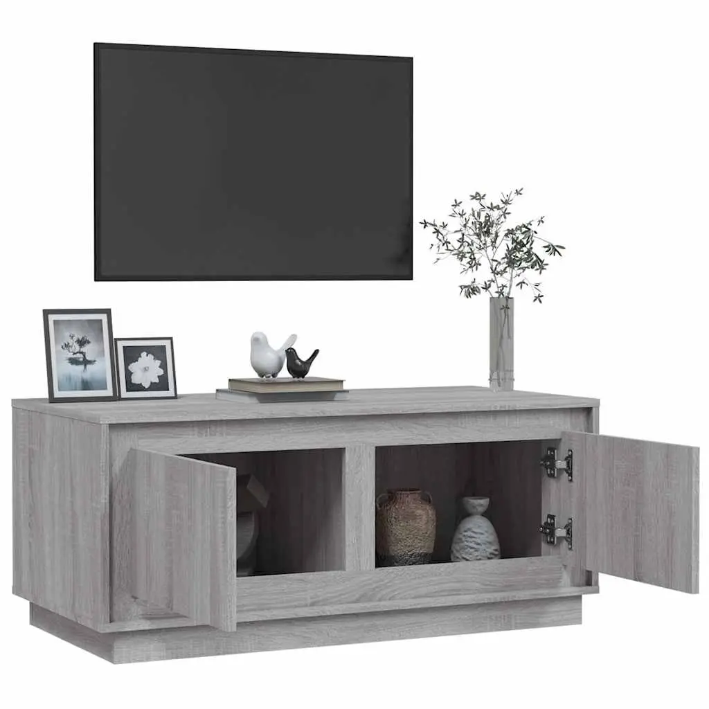 Grey Sonoma Coffee Table with Storage Compartments
