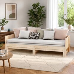 Comfortable Convertible Day Bed in Solid Pine