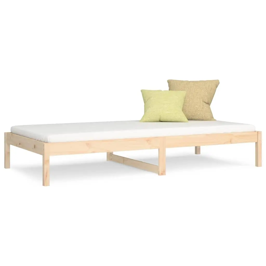 Solid Pine Wood Day Bed Frame 90x190 cm
