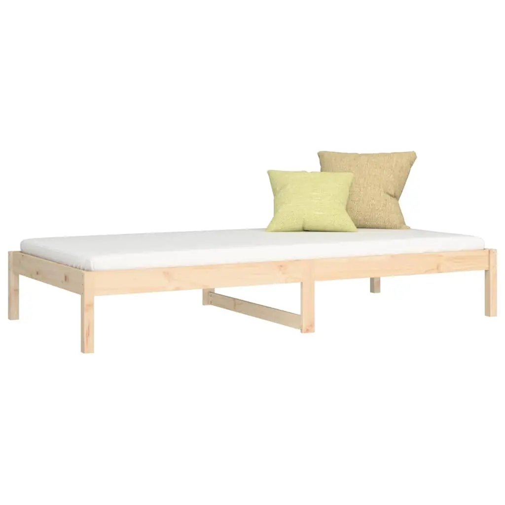 Solid Pine Wood Day Bed Frame 90x190 cm