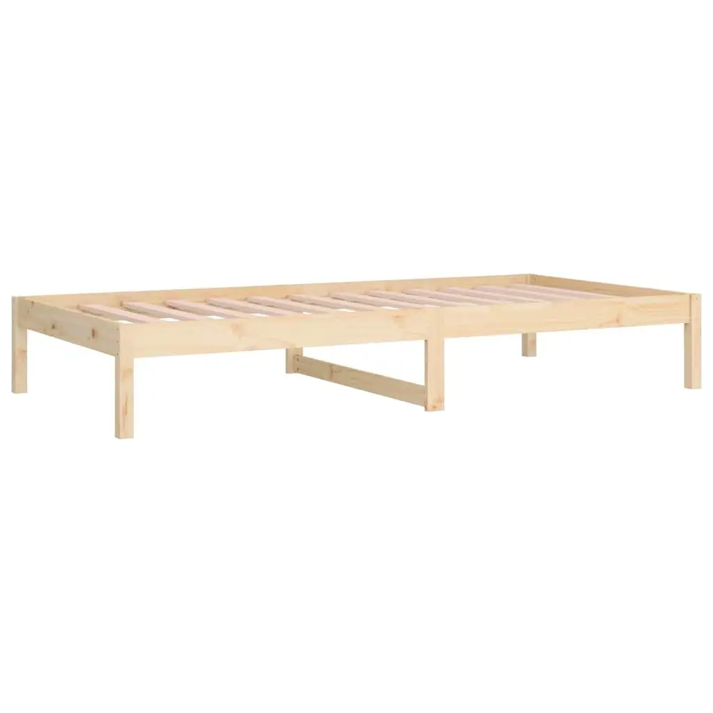 Solid Pine Wood Day Bed Frame 90x190 cm