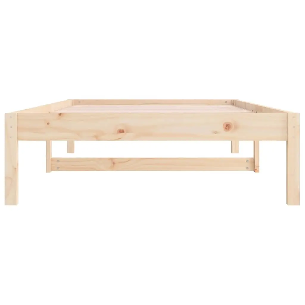 Solid Pine Wood Day Bed Frame 90x190 cm