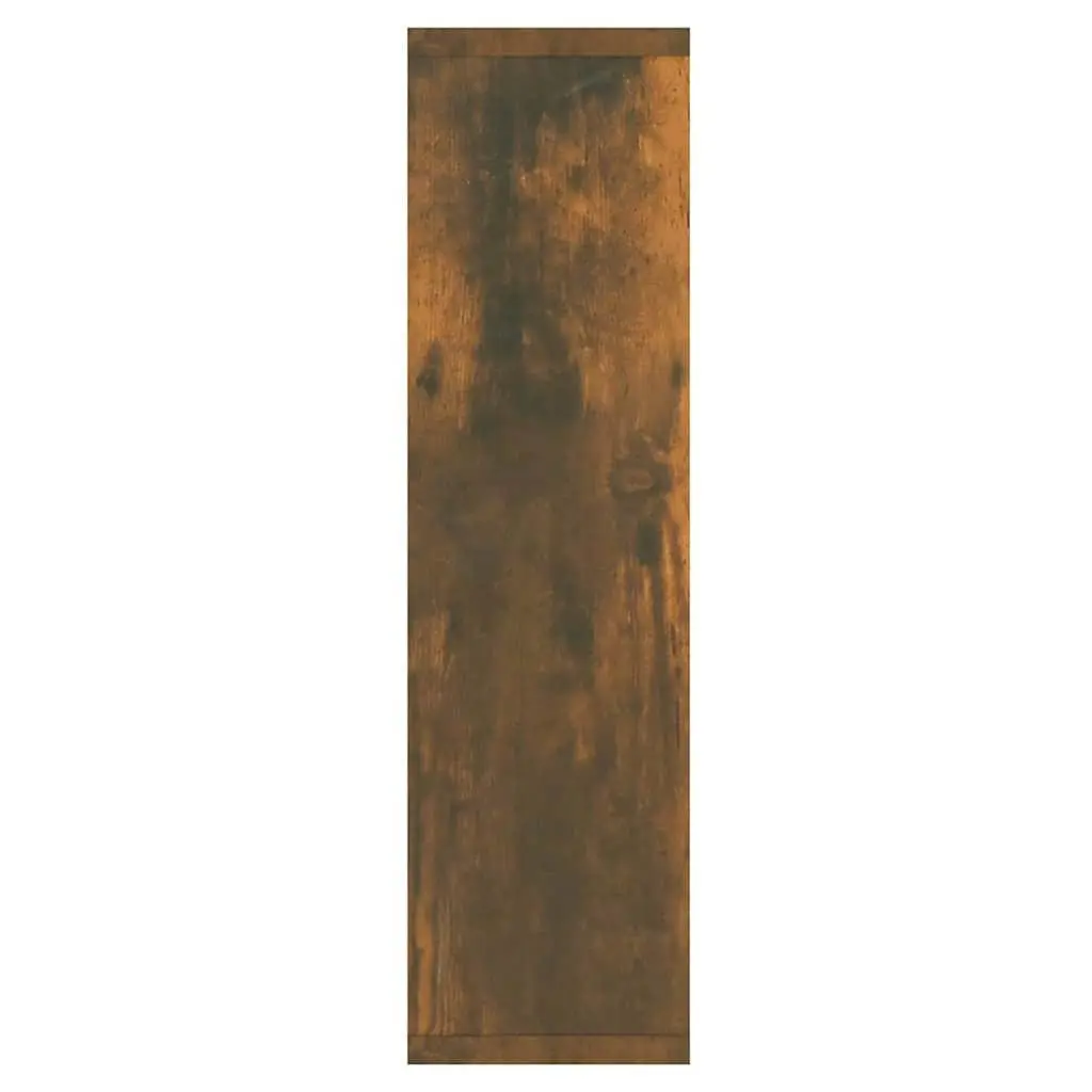 Mirror Cabinet LED Lights Wall-Mounted Bathroom Storage Organizer Brown Engineered Wood 76 x 15 x 55 cm