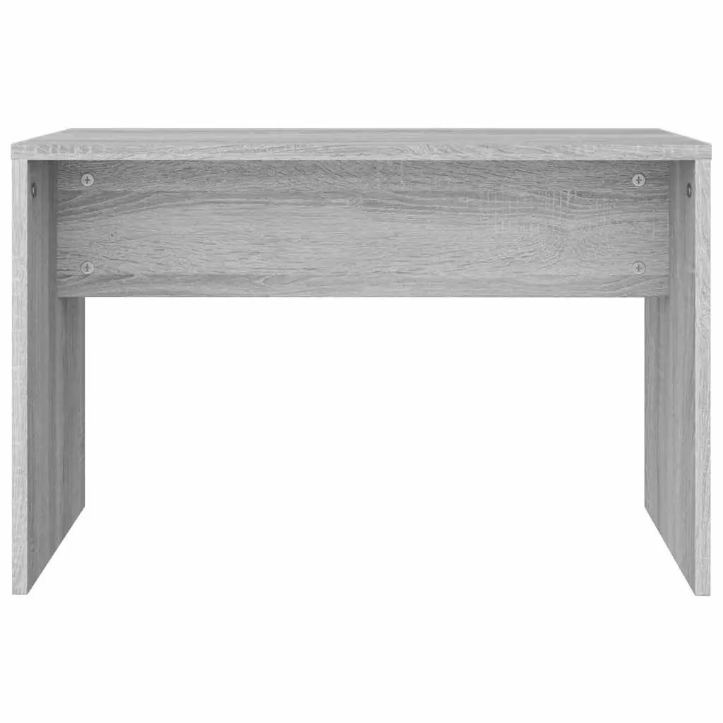 Dressing Table Stool Grey Sonoma Engineered Wood Makeup Vanity Bench Seat