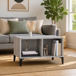 Grey Sonoma Coffee Table with Storage 60x50x36.5 cm