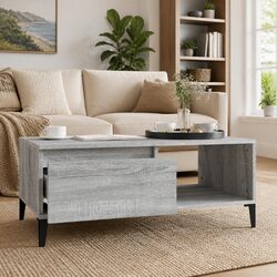 Grey Sonoma Coffee Table with Storage Drawer