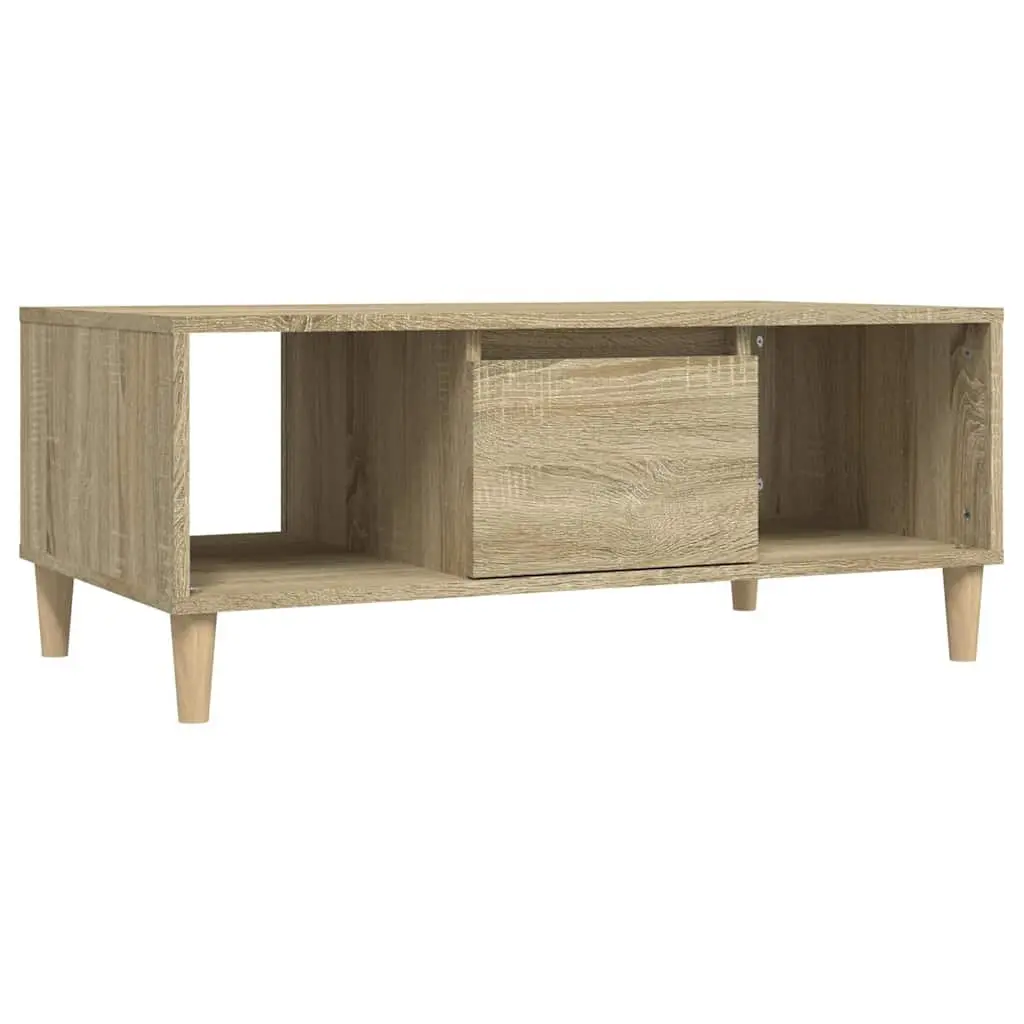 Sonoma Oak Coffee Table with Drawer Storage