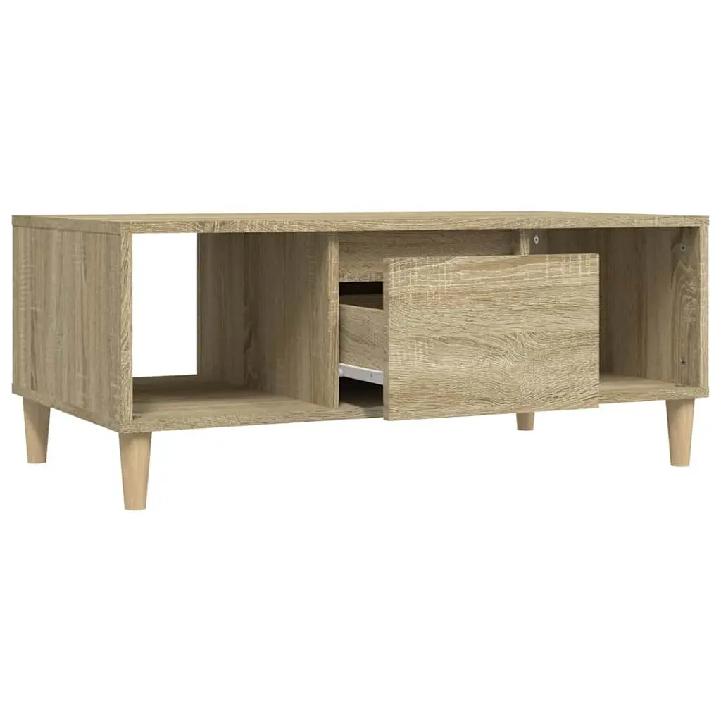 Sonoma Oak Coffee Table with Drawer Storage