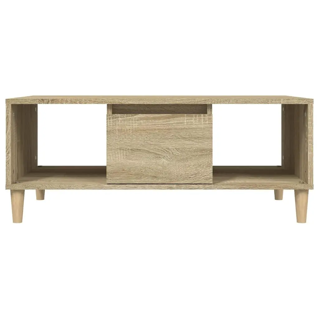 Sonoma Oak Coffee Table with Drawer Storage