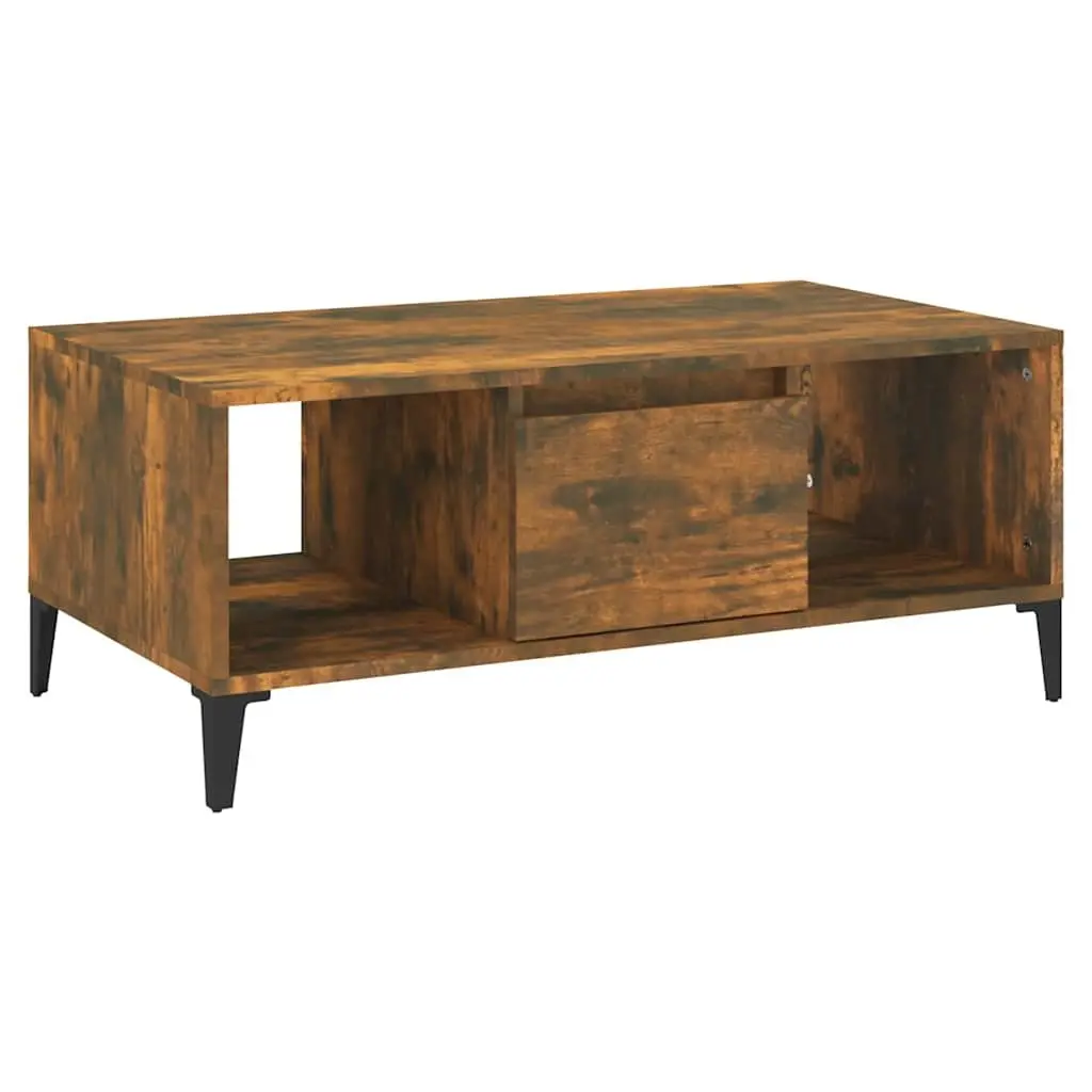 Coffee Table with Drawer and Open Storage