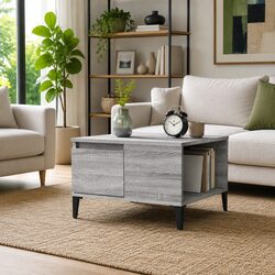 Grey Sonoma Coffee Table with Storage Drawer
