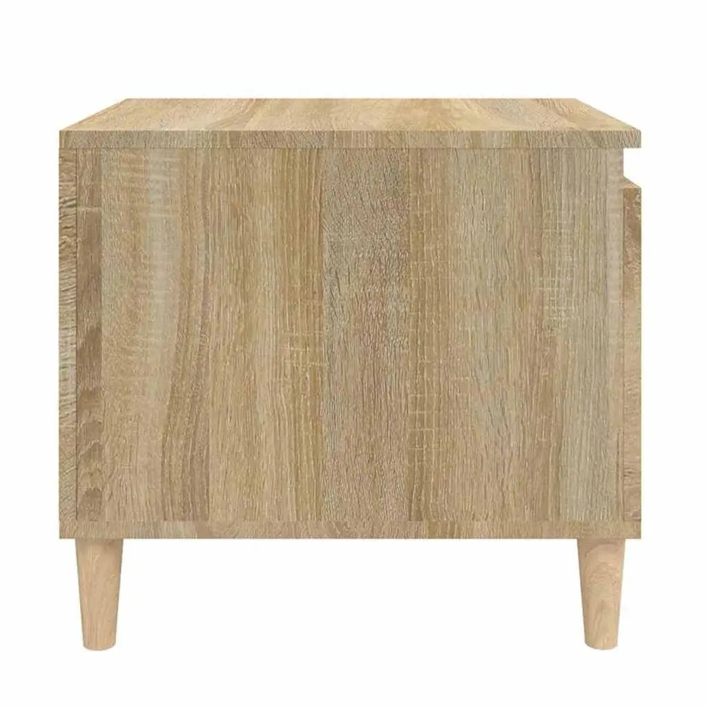 Coffee Table with Storage Compartment Shelf Brown Sonoma Oak Engineered Wood