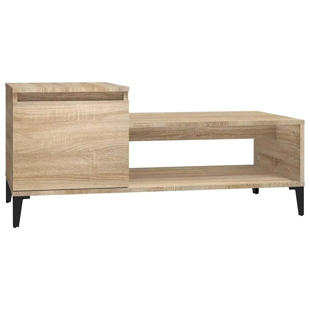 Coffee Table Brown 100x50x45cm Engineered Wood