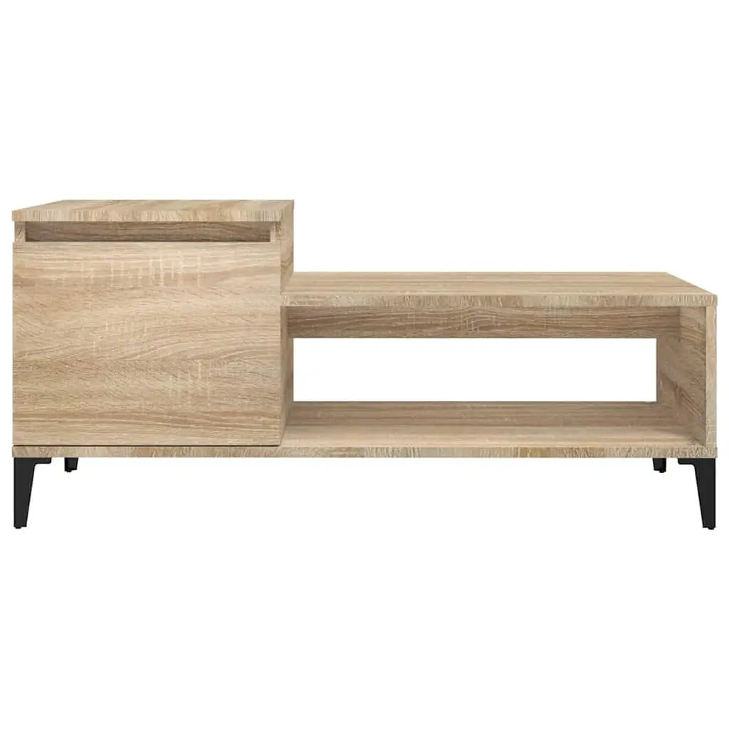 Coffee Table Brown 100x50x45cm Engineered Wood