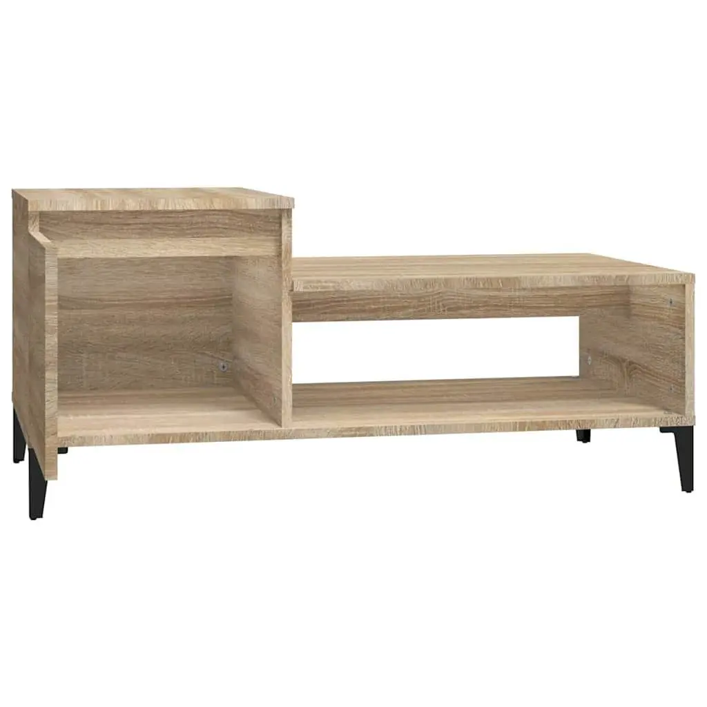Coffee Table Brown 100x50x45cm Engineered Wood