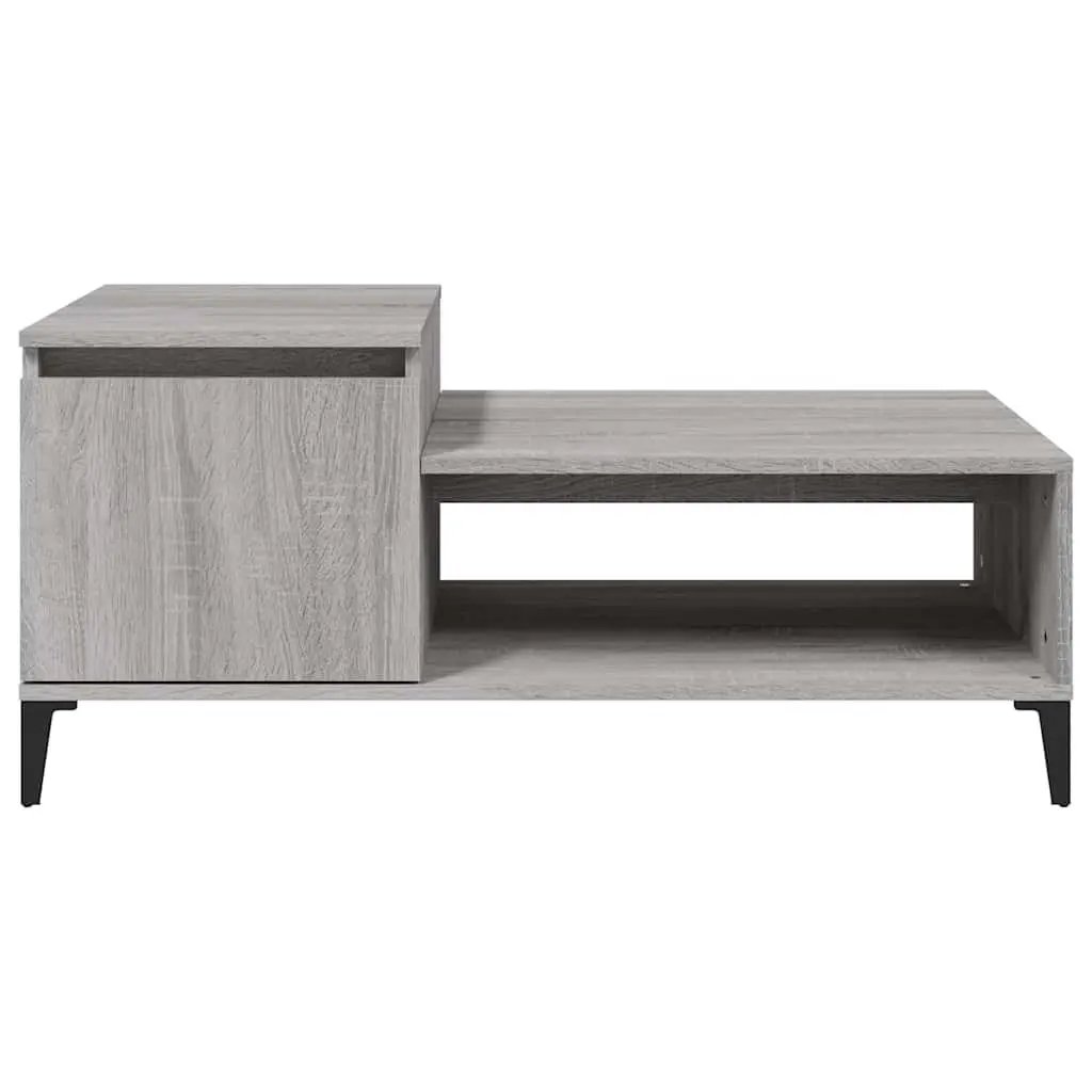 Grey Sonoma Coffee Table with Storage Compartment