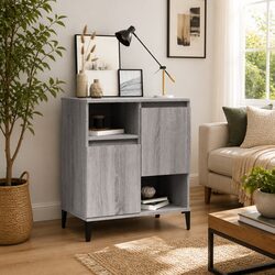 Grey Sonoma Sideboard Storage Cabinet 60x35x70 cm