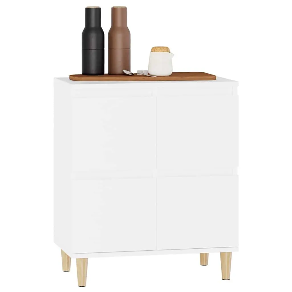 Sideboard White 60x35x70 cm Engineered Wood Storage Cabinet Buffet Furniture