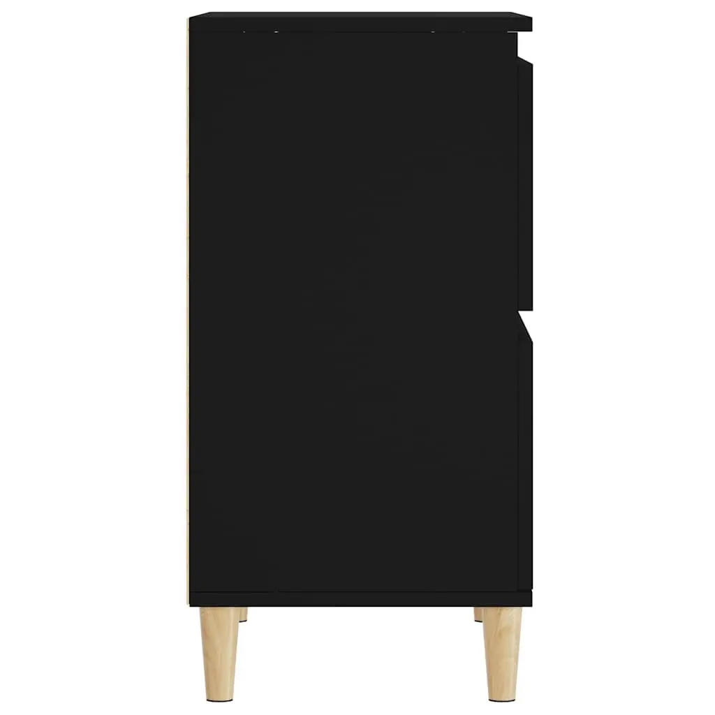 Sideboard Black 60x35x70 cm Engineered Wood Storage Cabinet Buffet Furniture