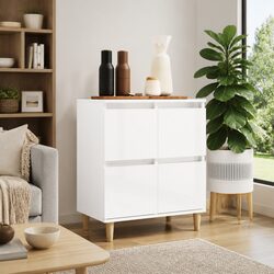High Gloss White Sideboard Cabinet for Elegant Storage